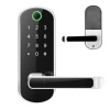 Cross-border single-tongue fingerprint lock, no-hole wooden door combination lock, ttlock, graffiti smart lock, replacement spherical lock manufacturer Item Picture